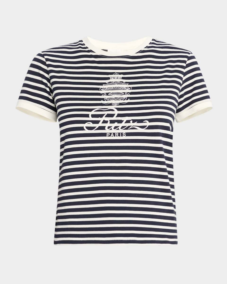 FRAME x Ritz Paris Stripe Baby T